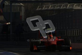 © Octane Photographic Ltd. GP2 Winter testing BarcelonaDay 3, Thursday 8th March 2012. Venezuela GP Lazarus, Giancarlo Senerelli. Digital Ref : 0237lw7d9344