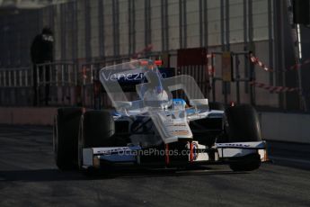 © Octane Photographic Ltd. GP2 Winter testing Barcelona Day 3, Thursday 8th March 2012. Barwa Addax Team, Johnny Cecotto Jnr. Digital Ref : 0237lw7d9408