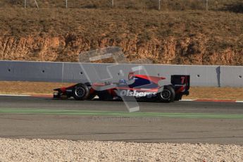 © Octane Photographic Ltd. GP2 Winter testing Barcelona Day 3, Thursday 8th March 2012. iSport International, Marcus Ericsson. Digital Ref : 0237lw7d9532