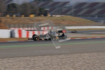 © Octane Photographic Ltd. GP2 Winter testing Barcelona Day 3, Thursday 8th March 2012. Lotus GP, Esteban Gutierrez. Digital Ref : 0237lw7d9610
