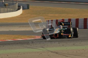 © Octane Photographic Ltd. GP2 Winter testing Barcelona Day 3, Thursday 8th March 2012. Caterham Racing, Rodolfo Gonzales. Digital Ref : 0237lw7d9617