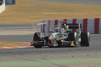 © Octane Photographic Ltd. GP2 Winter testing Barcelona Day 3, Thursday 8th March 2012. Caterham Racing, Rodolfo Gonzales. Digital Ref : 0237lw7d9667