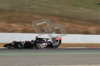 © Octane Photographic Ltd. GP2 Winter testing Barcelona Day 3, Thursday 8th March 2012. Lotus GP, James Calado, Racing Steps. Digital Ref : 0237lw7d9678