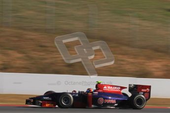 © Octane Photographic Ltd. GP2 Winter testing BarcelonaDay 3, Thursday 8th March 2012. Venezuela GP Lazarus, Giancarlo Senerelli. Digital Ref : 0237lw7d9703