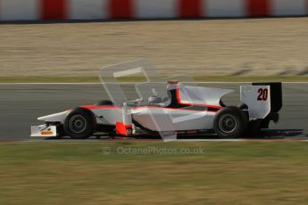 © Octane Photographic Ltd. GP2 Winter testing Barcelona Day 3, Thursday 8th March 2012. Rapax, Ricardo Teixeira. Digital Ref : 0237lw7d9826