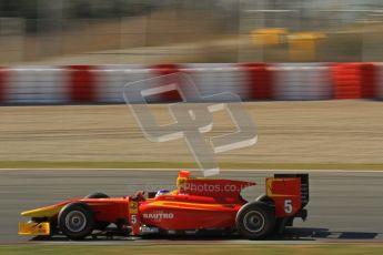© Octane Photographic Ltd. GP2 Winter testing Barcelona Day 3, Thursday 8th March 2012. Racing Engineering, Fabio Leimer. Digital Ref : 0237lw7d9874