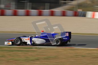 © Octane Photographic Ltd. GP2 Winter testing Barcelona Day 3, Thursday 8th March 2012. Trident Racing, Stephane Richelmi. Digital Ref : 0237lw7d9880