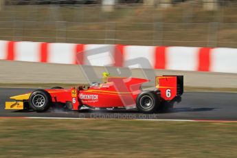 © Octane Photographic Ltd. GP2 Winter testing Barcelona Day 3, Thursday 8th March 2012. Racing Engineering, Nathanael Berthon. Digital Ref : 0237lw7d9922