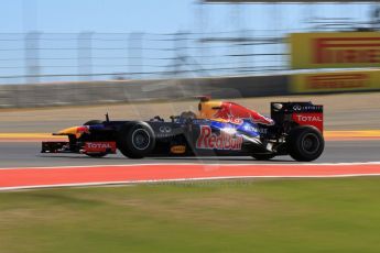 World © Octane Photographic Ltd. F1 USA - Circuit of the Americas - Friday Afternoon Practice - FP2. 16th November 2012. Red Bull RB8 - Sebastian Vettel. Digital Ref: 0558lw7d3360