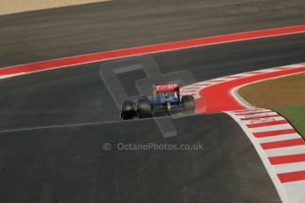 World © Octane Photographic Ltd. F1 USA - Circuit of the Americas - Friday Morning Practice - FP1. 16th November 2012. Lewis Hamilton - Vodafone McLaren Mercedes MP4/27. Digital Ref: 0557lw1d0656