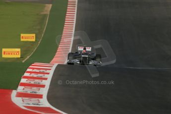 World © Octane Photographic Ltd. F1 USA - Circuit of the Americas - Friday Morning Practice - FP1. 16th November 2012. Williams FW34 - Bruno Senna. Digital Ref: 0557lw1d0742