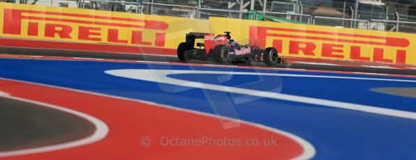 World © Octane Photographic Ltd. F1 USA - Circuit of the Americas - Friday Morning Practice - FP1. 16th November 2012. Toro Rosso STR7 - Jean-Eric Vergne. Digital Ref: 0557lw1d0914