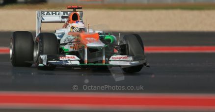 World © Octane Photographic Ltd. F1 USA - Circuit of the Americas - Friday Morning Practice - FP1. 16th November 2012. Sahara Force India VJM05 - Paul di Resta. Digital Ref: 0557lw1d1606