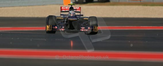 World © Octane Photographic Ltd. F1 USA - Circuit of the Americas - Friday Morning Practice - FP1. 16th November 2012. Toro Rosso STR7 - Jean-Eric Vergne. Digital Ref: 0557lw1d1615