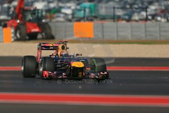 World © Octane Photographic Ltd. F1 USA - Circuit of the Americas - Friday Morning Practice - FP1. 16th November 2012. Red Bull RB8 - Sebastian Vettel. Digital Ref: 0557lw1d1636