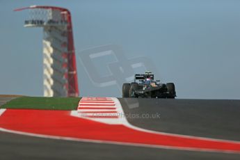 World © Octane Photographic Ltd. F1 USA - Circuit of the Americas - Friday Morning Practice - FP1. 16th November 2012. Caterham CT01 - Vitaly Petrov. Digital Ref: 0557lw1d1662