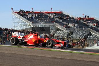 World © Octane Photographic Ltd. F1 USA - Circuit of the Americas - Friday Morning Practice - FP1. 16th November 2012. Ferrari F2012 - Fernando Alonso. Digital Ref: 0557lw7d2968