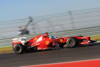 World © Octane Photographic Ltd. F1 USA - Circuit of the Americas - Friday Morning Practice - FP1. 16th November 2012. Ferrari F2012 - Fernando Alonso. Digital Ref: 0557lw7d3026