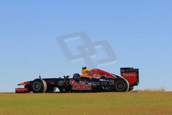 World © Octane Photographic Ltd. F1 USA - Circuit of the Americas - Friday Morning Practice - FP1. 16th November 2012. Red Bull RB8 - Mark Webber. Digital Ref: 0557lw7d3175