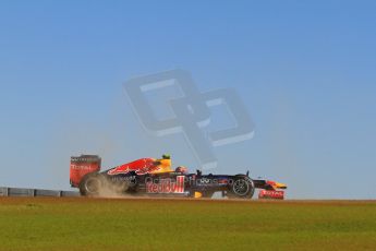 World © Octane Photographic Ltd. F1 USA - Circuit of the Americas - Friday Morning Practice - FP1. 16th November 2012. Red Bull RB8 - Mark Webber. Digital Ref: 0557lw7d3181