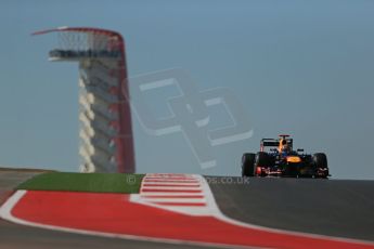 World © Octane Photographic Ltd. Formula 1 USA, Circuit of the Americas - Qualifying. 17th November 2012 Red Bull RB8 - Sebastian Vettel. Digital Ref: 0560lw1d3193