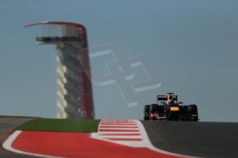 World © Octane Photographic Ltd. Formula 1 USA, Circuit of the Americas - Qualifying. 17th November 2012 Red Bull RB8 - Sebastian Vettel. Digital Ref: 0560lw1d3310