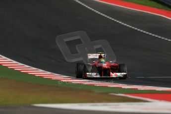 World © Octane Photographic Ltd. Formula 1 USA, Circuit of the Americas - Qualifying. 17th November 2012 Ferrari F2012 - Felipe Massa. Digital Ref: 0560lw1d3573