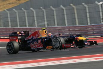 World © Octane Photographic Ltd. Formula 1 USA, Circuit of the Americas - Qualifying. 17th November 2012 Red Bull RB8 - Mark Webber. Digital Ref: 0560lw1d3616
