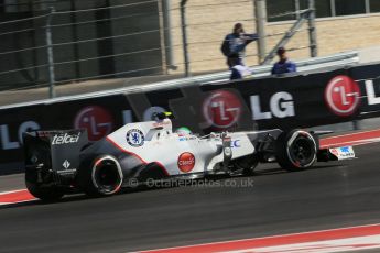 World © Octane Photographic Ltd. Formula 1 USA, Circuit of the Americas - Qualifying. 17th November 2012 Sauber C31 - Sergio Perez. Digital Ref: 0560lw1d3633