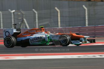 World © Octane Photographic Ltd. Formula 1 USA, Circuit of the Americas - Qualifying. 17th November 2012 Sahara Force India VJM05 - Nico Hulkenberg. Digital Ref: 0560lw1d3733