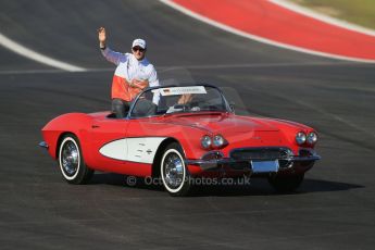 World © Octane Photographic Ltd. Formula 1 USA, Circuit of the Americas - Drivers' Parade - Nico Hulkenberg. 18th November 2012 Digital Ref: 0561lw1d3954