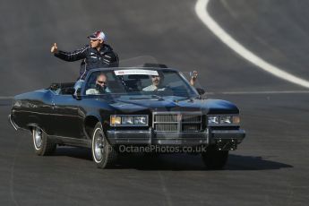 World © Octane Photographic Ltd. Formula 1 USA, Circuit of the Americas - Drivers' Parade - Pastor Maldonado. 18th November 2012 Digital Ref: 0561lw1d4021