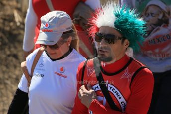 World © Octane Photographic Ltd. Formula 1 USA, Circuit of the Americas - Race - Fans from McLaren and Ferrai dressed up for the day. 18th November 2012 Digital Ref: 0561lw1d4050