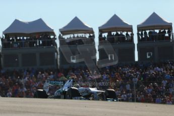 World © Octane Photographic Ltd. Formula 1 USA, Circuit of the Americas - Race 18th November 2012. Mercedes AMG Petronas F1 W03 - Nico Rosberg. Digital Ref: 0561lw1d4284