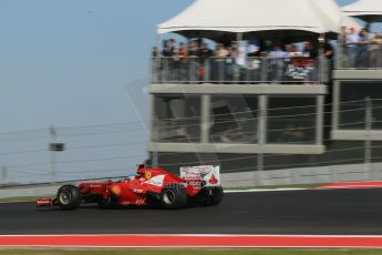 World © Octane Photographic Ltd. Formula 1 USA, Circuit of the Americas - Race 18th November 2012. Ferrari F2012 - Fernando Alonso. Digital Ref: 0561lw1d4410