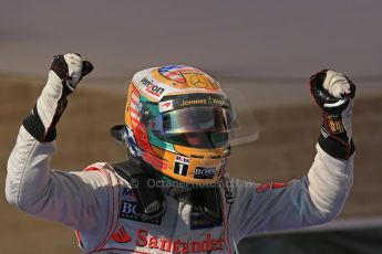 World © Octane Photographic Ltd. Formula 1 USA, Circuit of the Americas - Parc Ferme - Lewis Hamilton, Vodafone McLaren Mercedes. 18th November 2012 Digital Ref: 0561lw1d4519