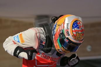 World © Octane Photographic Ltd. Formula 1 USA, Circuit of the Americas - Parc Ferme - Lewis Hamilton, Vodafone McLaren Mercedes. 18th November 2012 Digital Ref: 0561lw1d4530