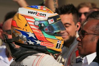 World © Octane Photographic Ltd. Formula 1 USA, Circuit of the Americas - Parc Ferme - Lewis Hamilton, Vodafone McLaren Mercedes. 18th November 2012 Digital Ref: 0561lw1d4586