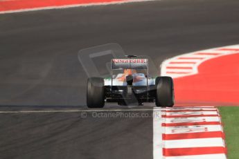 World © Octane Photographic Ltd. Formula 1 USA, Circuit of the Americas - Race 18th November 2012. Sahara Force India VJM05 - Nico Hulkenberg. Digital Ref: 0561lw7d3917