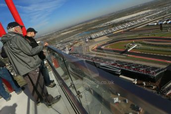 World © Octane Photographic Ltd. F1 USA - Circuit of the Americas - Saturday Morning Practice - FP3. 17th November 2012. View from the Tower. Digital Ref: 0559lw1d2367