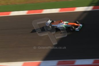 World © Octane Photographic Ltd. F1 USA - Circuit of the Americas - Saturday Morning Practice - FP3. 17th November 2012. Sahara Force India VJM05 - Paul di Resta. Digital Ref: 0559lw7d3614