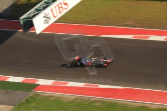 World © Octane Photographic Ltd. F1 USA - Circuit of the Americas - Saturday Morning Practice - FP3. 17th November 2012. McLaren MP4/27 - Lewis Hamilton. Digital Ref: 0559lw7d3677