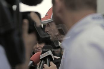 2012 © www.octanephotos.co.uk Circuit of the Americas - Thursday Paddock Interview - Jenson Button - McLaren. 15th November 2012 Digital Ref: 0556lw1d0479