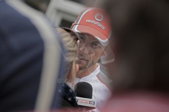 2012 © www.octanephotos.co.uk Circuit of the Americas - Thursday Paddock Interview - Jenson Button - McLaren. 15th November 2012 Digital Ref: 0556lw1d0490