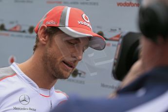 2012 © www.octanephotos.co.uk Circuit of the Americas - Thursday Paddock Interview - Jenson Button - McLaren. 15th November 2012 Digital Ref: 0556lw1d0508