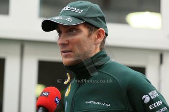 2012 © www.octanephotos.co.uk Circuit of the Americas - Thursday Paddock Interview - Vitaly Petrov - Caterham. 15th November 2012 Digital Ref: 0556lw1d0583