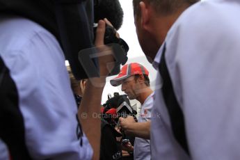 2012 © www.octanephotos.co.uk Circuit of the Americas - Thursday Paddock Interview - Jenson Button - McLaren. 15th November 2012 Digital Ref: 0556lw7d2905