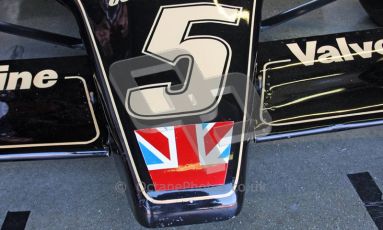 © Carl Jones/Octane Photographic Ltd. 2012. Classic Lotus Festival F1 car demonstation session1  - Brands Hatch, Sunday 19th August 2012. Lotus 79 nose. Digital Ref : 0467CJ7D8297