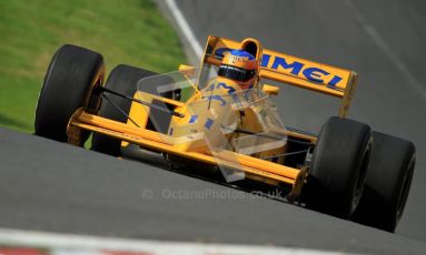 © Carl Jones/Octane Photographic Ltd. 2012. Classic Lotus Festival F1 car demonstation session2  - Brands Hatch, Sunday 19th August 2012. Martin Donnelly, Lotus 102.  Digital Ref : 0467cj7d8581