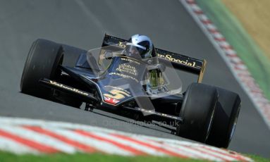 © Carl Jones/Octane Photographic Ltd. 2012. Classic Lotus Festival F1 car demonstation session2  - Brands Hatch, Sunday 19th August 2012.  Andrew Morris, Lotus 79.  Digital Ref : 0467cj7d8589